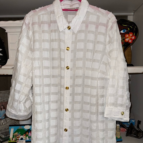 chicos size 2 2.5 lot of 10 tops blouses ladies size large 10 12 - Picture 9 of 11